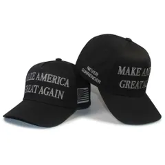 トランプ 大統領 イーロンマスク MAGA CAP 野球帽 帽子 ダーク キャップ MAKE AMERICA GRATE AGAIN! NEVER SURRENDER! TRUMP!!