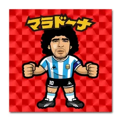 【激レア】ディエゴ・マラドーナ ナポリ時代 未使用ステッカー Amazon | ディエゴ・マラドーナ ステッカー7枚セットE