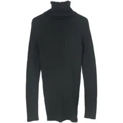 JUNYA WATANABE ジュンヤワタナベ 23AW 梳毛リブハイネックリブニットセーター JL-N017 ブラック Mのサムネイル