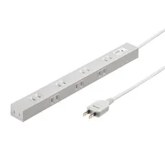 【新品・7営業日以内発送】サンワサプライ TAP-SPSLIM8N-1 スリム雷ガードタップ TAPSPSLIM8N1【沖縄離島販売不可】のサムネイル