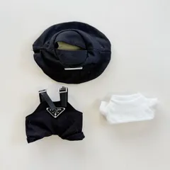 LABUBU着せ替え17センチコスチューム シャネル 新品2点セット labubuラブブぬいぐるみ服17cm着せ替え着ぐるみの