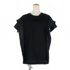3.1 フィリップリム 3.1 phillip lim 切替 カットソー ノースリーブ Tシャツ M 黒 ブラックのサムネイル