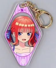 【中古】キーホルダー 中野二乃(アップ) 「映画 五等分の花嫁 描き下ろしイラスト フルーツワンピースver. トレーディングアクリルキーホルダー」