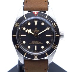 TUDOR チューダー ブラックベイ58 79030 レザー 自動巻き 200m防水 メーカー4年保証 メンズ腕時計 マニュファクチュール 中古 W0249