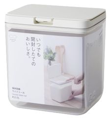 【特価商品】マーナ (marna) 保存容器 (ワイドトール/ホワイト) キッチン 収納 プラスチック (食材 調味料 湿気防止) グッドロックコンテナ K761W