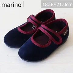 【新品・未使用】Cienta/ シエンタ ストラップシューズ フォーマルシューズ ベロア 靴 marino 29-34サイズ(18.0-21.0cm) 500T-078（キッズ ベビー）