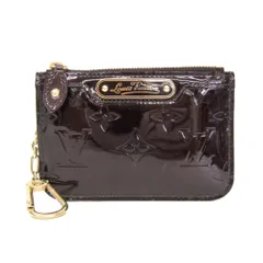 美品 ルイヴィトン モノグラム ヴェルニ ケース ポシェットクレ 本物 LOUIS VUITTON ルイヴィトン ポシェットクレ モノグラムヴェルニ