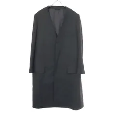 THE RERACS ザ リラクス 24SS COLLARLESS COAT カラーレスコート 24SS-RECT-413 ブラック 46のサムネイル