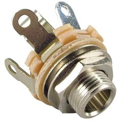 ジャック 1/4"  Jack - Switchcraft, #12A Mono, shunt tip - Standard (0.275")