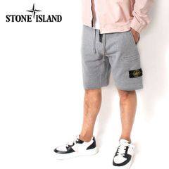 25SSモデル ストーンアイランド STONE ISLAND バッジワッペン付き ショートパンツ【V0M64 MELANGE GREY】 K1S156200012 S0051 V0M64/【2025SS】m-bottoms