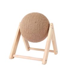 猫 用 爪とぎ 爪研ぎ 麻 オモチャ ボール ネコ 丸形 直径12cm Sサイズ 無垢木材 ストレス解消 運動不足 カワイイ 組み立て 簡単 スクラッチ 一人遊び 麻縄 玩具 回し車 キャット スクラッチャー おもちゃ ペット 用品 円形 遊び 回転 丸型