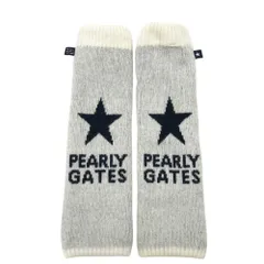 PEARLY GATES パーリーゲイツ  ニットレッグウォーマー 星 ホワイト系  [240101374193] ゴルフウェア ストスト