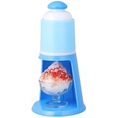 ドウシシャ 電動氷かき器 ブルー DIN-1652B