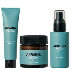 【在庫処分】＆ 100g ハード バーム ハード 60g ＆ ミルク フリーズキープ グリース メン 100g セット アリミノ arimino menのサムネイル