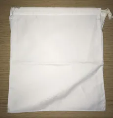 給食袋　白　無地