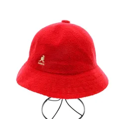 カンゴール KANGOL BERMUDA CASUAL ハット 帽子 XL 赤 レッド /AK12 ■SHのサムネイル