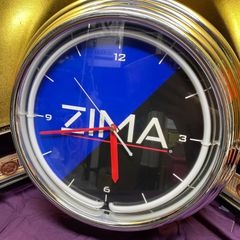 ZIMA ジーマ ネオンクロック クロック 時計 掛時計 アメリカ雑貨　掛け時計