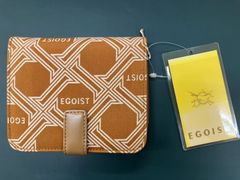 【新品・訳あり・処分価格】EGOIST　モノグラムウォレット　二つ折り財布