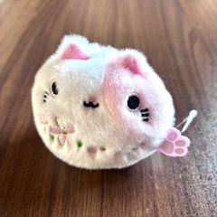新品未使用 桜 ねこだんご タグ付き ぬいぐるみ マスコット 三英貿易
