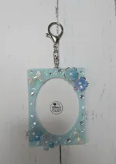 トレカ　フォト　カード　キーホルダー　レジン　手作り　推し活　推し【No.016】