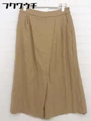 ◇ Spick & Span スピックアンドスパン スカーチョ ガウチョ ワイド パンツ サイズ38 ブラウン レディース  【1110080002395】