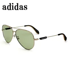 アディダス オリジナルス adidas Originals OR0085 28N 59 サングラス ノーズパット メガネ 眼鏡 UVカット 紫外線カット メンズ レディース グリーン ゴールドのサムネイル