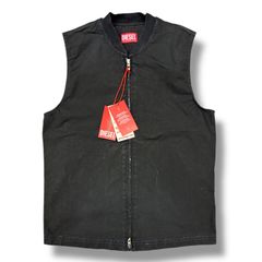 参考上代56100円 未使用品 DIESEL D-SUND-D-N JOGG ジップアップベスト ジレ ディーゼル A18950 ブラック S 94651A7のサムネイル