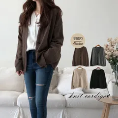 トップス ニットカーディガン アウター 秋冬 ショートニット Vネック カジュア