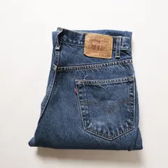 00's リーバイス Levi's 550 リラックスフィット ウォッシュ デニムパンツ (W33 L32) 2001年製 00年代 メキシコ製 旧タグ オールド 赤タブ アメリカ古着 USED  ビンテージ ヴィンテージ