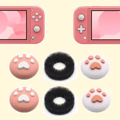 アシストリング スティックカバー スティックカバー (スティック 対応 switch/有機EL/lite アナログスティックカバー ジョイコン カバー4つ/アシストリング2つ) switch適用スティックカバー フリーク スイッチ/有機EL/ライト対応 ZHIのサムネイル