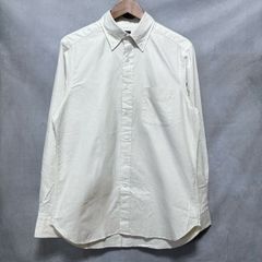 BEAMS F ビームスエフ コットン カラー オックスフォード レギュラーカラー ボタンダウン シャツ size.16-41 イエロー
