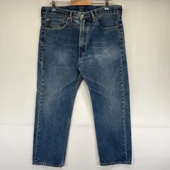 古着 リーバイス Levi's デニムパンツ 505 ストレート ジッパーフライ ブルーデニム ジーンズ ジーパン w36 L30  ブルー メンズ