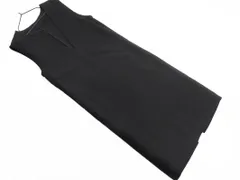 ROYAL PARTY ロイヤルパーティー Vネック スリット ノースリーブ ワンピース sizeZOZOサイズ 縦XS 横XS/黒 ■◆ レディース