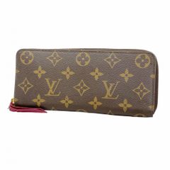 ルイ・ヴィトン(Louis Vuitton) ルイ・ヴィトン 長財布 モノグラム ポルトフォイユクレマンス M60742 フューシャ レディース