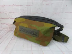 【中古】DSQUARED2 ﾃﾞｨｰｽｸｴｱｰﾄﾞ ｼｮﾙﾀﾞｰﾊﾞｯｸﾞ ｶﾓﾌﾗ柄 ﾌﾞﾗｳﾝ ｶｰｷ  991830583のサムネイル