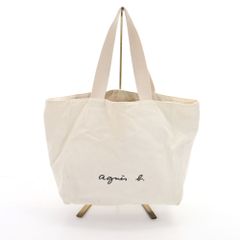 アニエスベー トートバッグ  ホワイト agnes b. レディース