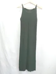 ◇ ⊂ select MOCA セレクトモカ リブ ロング キャミワンピース サイズM ブラック レディース E  【1502030035797】