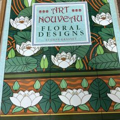 アール・ヌーボー Art Nouveau パターン 本 洋書 ヴィジュアルブック　花のデザイン