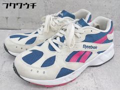 ◇ Reebok リーボック CN7068 AZTREK OG スニーカー シューズ 26.5ｃｍ ベージュ ネイビー ピンク メンズ  【1002798471061】