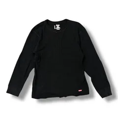 Supreme サーマル　ワッフル　黒　Lサイズ 2025年最新】supreme hanes サーマルの人気アイテム - メルカリ