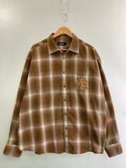 【中古品】  XLARGE エクストララージ 101213014002 PATCHED FLANNEL SHIRT パッチドフランネルシャツ  【142-250320-ks-10-MIN】