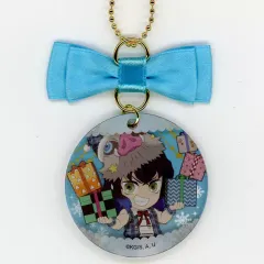 【中古】キーホルダー 嘴平伊之助 「鬼滅の刃×ufotable cafe クリスマスイベント2021 ランダムアクリルオーナメントチャーム」