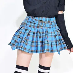 ACDC RAG プリーツパンツスカート  ブルータータン  ミニスカート パンク ロック V系 原宿系 サブカル系のサムネイル