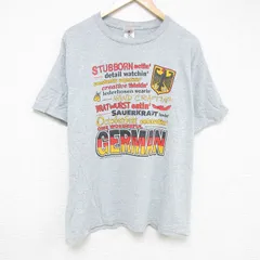 XL/古着 フルーツオブザルーム 半袖 ビンテージ Tシャツ メンズ 00s ドイツ クルーネック グレー 霜降り 25jul07 中古