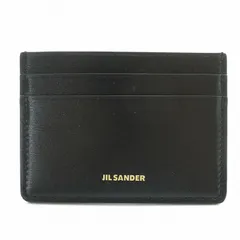 JIL SANDER ジルサンダーブラック レザー 名刺入れ Amazon | [ジルサンダー] カードケース 名刺入れ ORIGAMI CARD