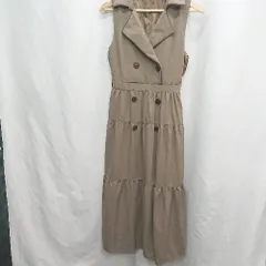 ◇ ◎Θ RESEXXY リゼクシー 無地 ノースリーブ ロング丈 ワンピース サイズF ブラウン系 レディース E  【1505220008991】のサムネイル