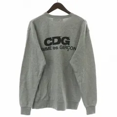 コムデギャルソン COMME des GARCONS CDG LOGO SWEATSHIRT ロゴスウェット トレーナー 長袖 クルーネック ストレッチ ロゴ バックプリント L グレー SZ-T002 /BBのサムネイル