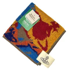 未使用 ヴィヴィアンウエストウッド ハンドタオル ミニタオル ハンカチ タオル オーブ マルチカラー　レディース メンズ VivienneWestwood ヴィヴィアン