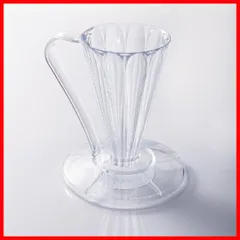 【数量限定】IN MADE カフェク CAFEC ディープ27 JAPAN ディープドリッパー FDD-27 クリア〈1杯用〉 DEEP27 フラワードリッパー アサヒコーヒー 株式会社旭珈琲