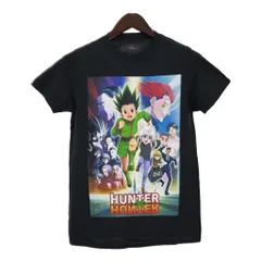HUNTER×HUNTER ハンターハンター 半袖Ｔシャツ アニメ キャラクター ブラック(メンズ S)中古 古着 T9399のサムネイル